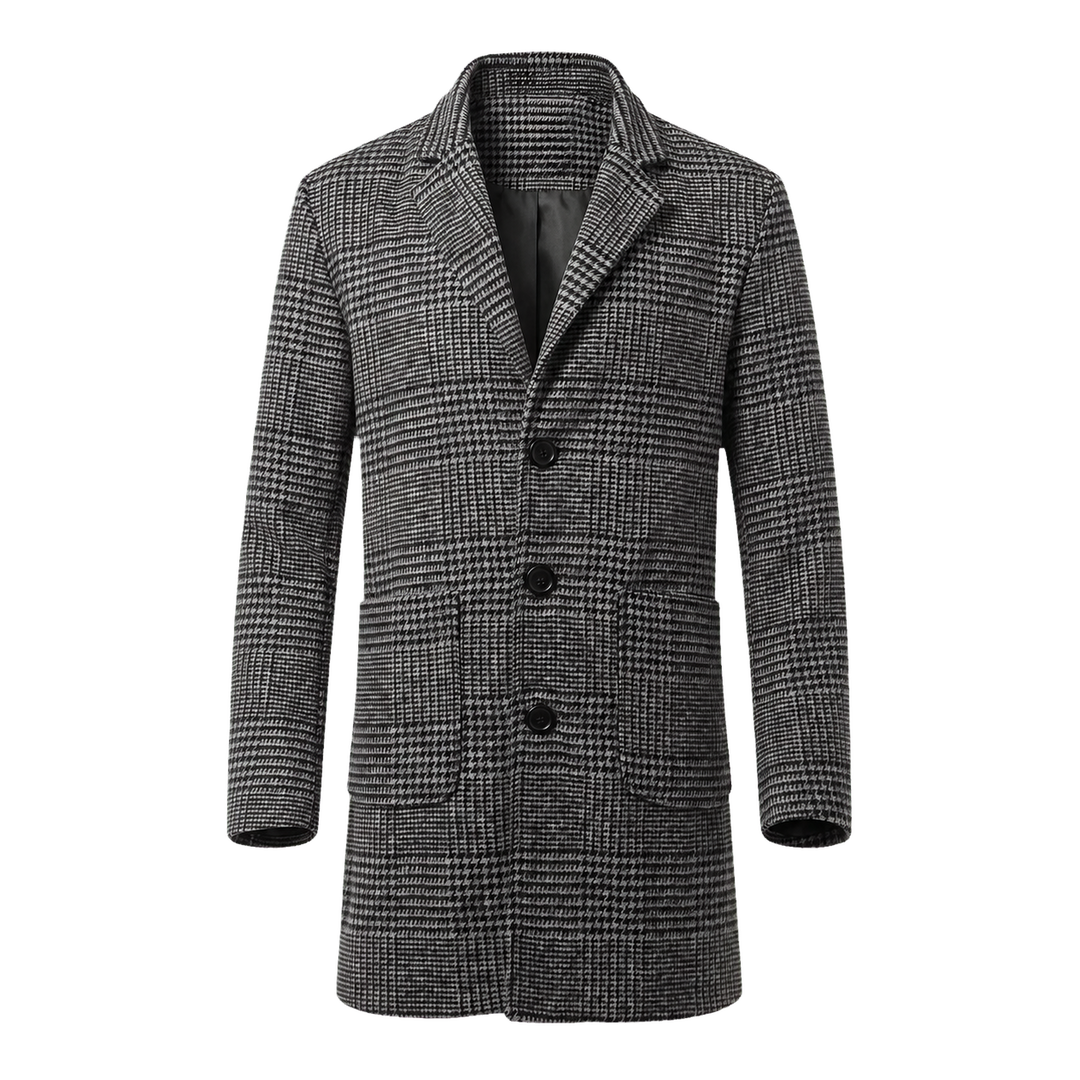 Ashford Glen Check Coat – Front view