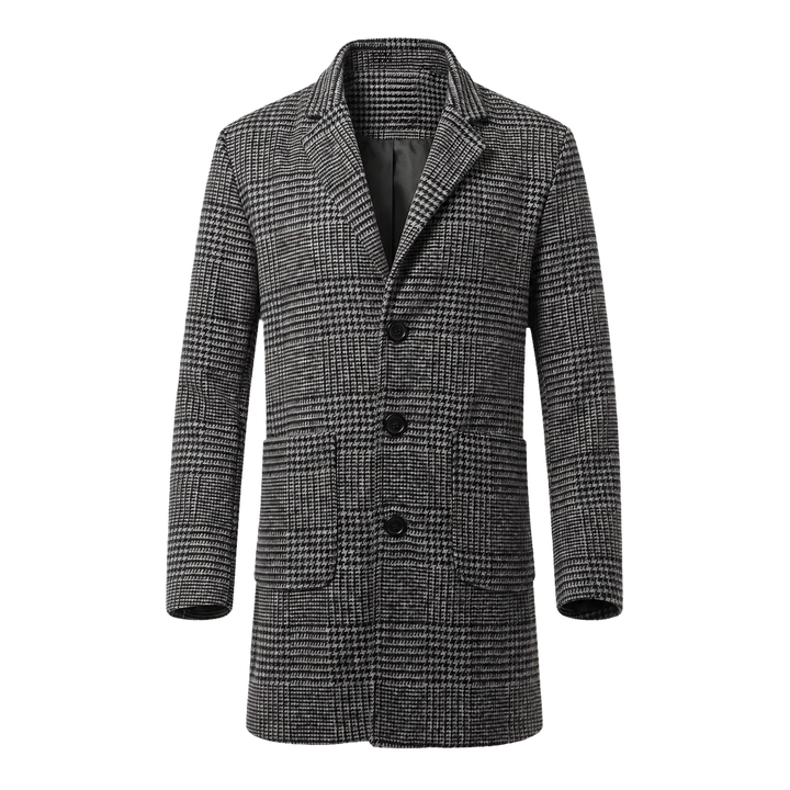 Ashford Glen Check Coat – Front view